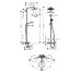 Душова система Croma Select S 280 RainAir 1jet Showerpipe для ванни з термостатом, хром (26792000)