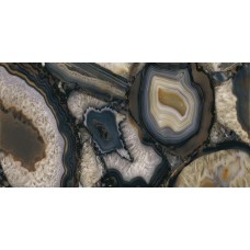 Плитка 162*324 Level Marmi Agate Black B Full Lap Mesh-Mounted 12 Mm Elx3