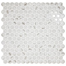 Мозаїка 30.9x30.9 PENNY GLOSSY CALACATTA Penny з колекції Penny Мозаїка 30.9x30.9 PENNY GLOSSY CALACATTA Penny з колекції Penny Penny Керамічна плитка Realonda