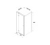 Душова кабіна прям. KALIBRA CHROME 120x90x195 скло clear ACTIVE SHIELD 6мм