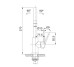 Смеситель Franke Smart Glenda J 115.0747.473