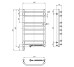 Рушникосушка Блюз R Sensor 48х80  н/ж.  ( А0026123 ) Navin