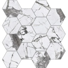 Мозаїка Invisible Hexagono Blanco Pulido - 26.5x28.3 Invisible з колекції Invisible Мозаїка Invisible Hexagono Blanco Pulido - 26.5x28.3 Invisible з колекції Invisible