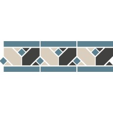 Бордюр Blue Border 12.2x42.2 York Top Cer из коллекции York Бордюр Blue Border 12.2x42.2 York Top Cer из коллекции York York Керамическая плитка TopCer