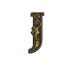 Декор 14,5x19,4 Lettera Bianca J - Alphabet - 489490 з колекції Alphabet Versace