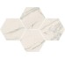 Декор Calacata Trama Mirco Matt Essagono 25x21.6 Motif Marca Corona з колекції Motif Marca Corona