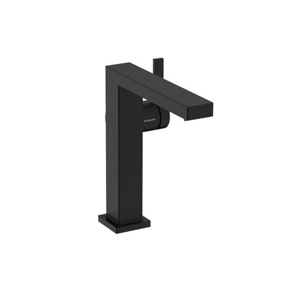 Змішувач Tecturis E 210 Fine CoolStart EcoSmart+ push-open для умивальника з поворотним виливом, Matt Black (73060670)