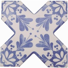 Декор Cross Decoro Stencil Electric Blue 13.25x13.25 Becolors из коллекции Becolors Декор Cross Decoro Stencil Electric Blue 13.25x13.25 Becolors из коллекции Becolors BECOLORS Керамическая плитка Cevica