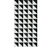 Плитка Flag Black White - 18.6x18.6 4101199 Dandy з колекції Dandy 41ZERO42