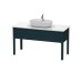 LUV Напольная консольная тумба 133,8x57 см Night blue Satin Matt (LU956109898)