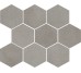 Мозаїка 29.2x35.5 Piemonte Grey Hexagono Cristacer Piemonte з колекції Piemonte Cristacer
