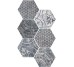 Плитка (23x26.6) ALC108M Ars Mix-2Bianco-Nero - Alchimia з колекції Alchimia Quintessenza