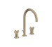 Змішувач Axor Archivio 190 Cross для умивальника на 3 отвори, Brushed Bronze (34027140)