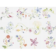 Декор (20x20) Primavera Colore1 (set 12pcs) (Bianco L.111) - Primavera з колекції Primavera