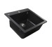 Гранитная мойка Globus Lux AOSTA черный 490x455мм-А0002 Globus Lux