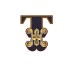 Декор 14,5x19,4 Lettera Bianca T - Alphabet - 489590 з колекції Alphabet Versace