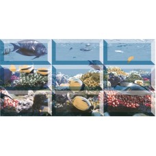 Декор (10х20) DECOR SAMARA COMPOSITION 9 (набор из 9 шт) из коллекции Plaquetas Ceranosa Испания