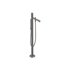Змішувач Axor Uno для ванни підлоговий, ручка Zero, Brushed Black Chrome 45416340