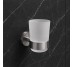DFL21010401BN Flow Стакан с держателем, цвет Brushed Nickel PVD (1 сорт)