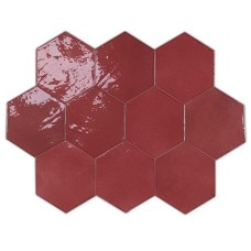 Wine 10.8x12.4 Zellige Hexa Wow з колекції Zellige Hexa Wow Zellige Hexa Керамічна плитка WOW Design