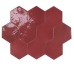 Плитка Wine 10.8x12.4 Zellige Hexa Wow з колекції Zellige Hexa Wow