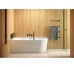 Ванна акрилова кутова AVITA A-LINE 160х75 ліва біла глянцева з сифоном Alcaplast хром