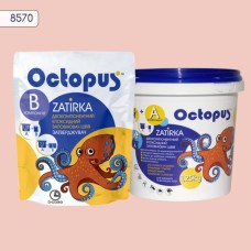 Двокомпонентна епоксидна затирка фуга для плитки і мозаїки ТМ "OCTOPUS",  колір  8570 1,25 кг Octopus