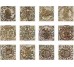 Мозаїка Mosaico Brown 6x6 30x30 Mineral Chrom Casalgrande Padana з колекції Mineral Chrom Casalgrande Padana