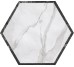 Плитка (21.6x25) fLVB Roma Deco Esagono Statuario Grafite – Roma из коллекции Roma FAP