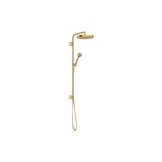 Душова система Axor One Showerpipe 280 1jet прихованого монтажу, Brushed Gold Optic (48790250) Душова система Axor One Showerpipe 280 1jet прихованого монтажу, Brushed Gold Optic (48790250) ONE Сантехніка Axor (HansGrohe) — сторінка 14