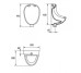 Пісуар P101 наплив води зверху