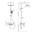 HB-GRD013 Термостатична душова система, хром (1 сорт)