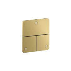 Переключатель ShowerSelect ID Softsquare на 3 функции, Polished Gold Optic (36781990)