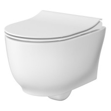 Чаша подвесного унитаза C190 LUNA CLEAN ON+сид. CITY SLIM дюр эт.пад.легко съемное