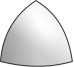3x3 Chroma Convex Quarter-Round Corner Off-White Aleluia Chroma з колекції Chroma Aleluia