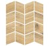 Мозаика 24x27.5 32097 D.VERBIER STRAW CHEV AS//C Peronda Verbier из коллекции Verbier Peronda