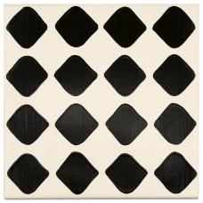 Декор 14x14 Dots Matte-Black Code-PF033 з колекції Black Code Black Code Керамічна плитка Aleluia