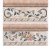 Бордюр Rosai Mix Cenefa Rosa 10x20 Ambre Di Soanne Del Conca з колекції Ambre Di Soanne Del Conca