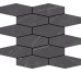 Мозаїка 28,1x34,1 Mosaic Hexa Slim Muse Coal-Muse-DC1010 з колекції Muse Aleluia