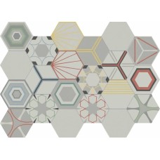 Декор PMix Col Esa 21.6x25 Paprica з колекції Paprica Декор PMix Col Esa 21.6x25 Paprica з колекції Paprica Paprica Керамічна плитка Marca Corona