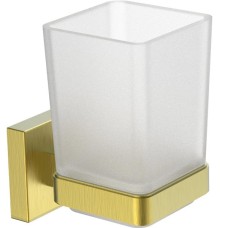 27492 (8921C) ORLANDO GOLD Стакан для зубных щеток, стекло, золото (1 сорт) Orlando