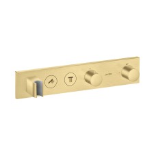 Термостат для двух потребителей Axor Select, скрытый монтаж, Brushed Gold Optic 18355250, Brushed Gold Optic 18355250