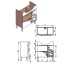 Тумба Sofia Nova Sn-75 Grey-Brown Juventa