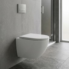 DUN0930111W Unda Унитаз подвесной 495x360x390mm с крышкой soft-close, Vortex Flush, белый глянец (1 сорт) Unda