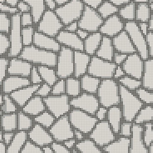 Мозаїка Фрагмент серый 117,2х117,2 Decori Opus Romano Bisazza з колекції Decori Opus Romano Bisazza