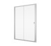D20S21204007 Arelia Одностворчаті розсувні двері з фікс. стінкою в одній лінії, 1200мм, скло прозоре, проф.срібний полір.