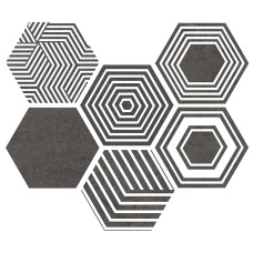 Декор Pier17 Hexa Zinc 23.2x26.7 Hexa ITT з колекції Hexa ITT
