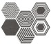 Декор Pier17 Hexa Zinc 23.2x26.7 Hexa ITT из коллекции Hexa ITT