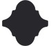 Плитка 15x15 Bondi/Nat Arabesque Black-Bondi з колекції Bondi Bestile
