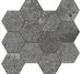 Мозаїка 30x34 Soot Hexagon - Debris - 8043 з колекції Debris Unicom Starker